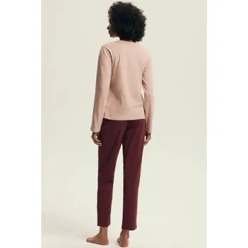 Dámské pyžamo Dámské pyžamo Henderson Dorla - bavlna Starorůžová XL