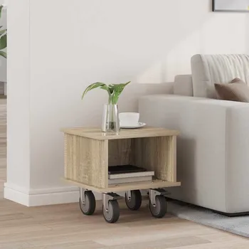 Obývací pokoj vidaXL Televizní stojan Sonoma dub 37 x 35 x 35 cm kompozitní dřevo [891050]