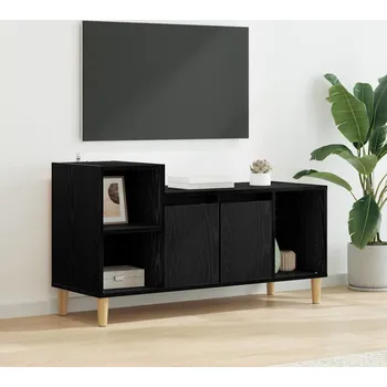 Obývací pokoj vidaXL Televizní skříň Černý dub 100 x 35 x 55 cm kompozitní dřevo [881023]