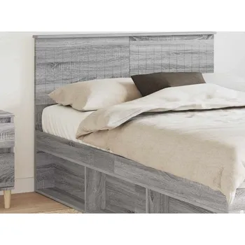 vidaXL Čelo postele s čelo Šedá Sonoma 120 cm Kompozitní dřevo [888447]