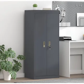 Zásuvkový kontejner vidaXL Úložná skříňka Antracit 60 x 40 x 140 cm Ocel [891738]