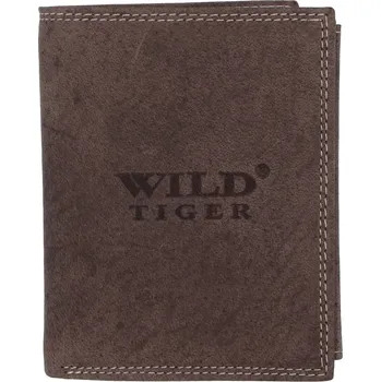 Peněženka Pánská kožená peněženka hnědá - Wild Piotr hnědá