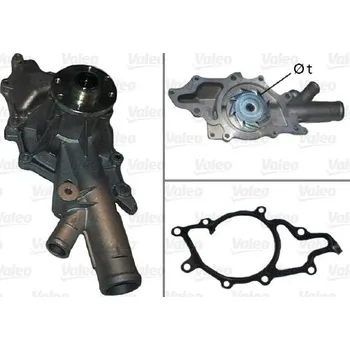 Chladič motoru Vodní čerpadlo, chlazení motoru VALEO 506926