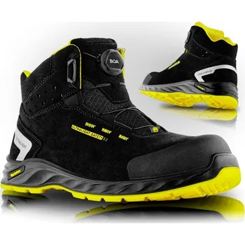 Dílna VM Footwear Obuv VM WISCONSIN 2290-S3LBOA, kotník s kompozitní tužinkou a kevlar. stélkou - AKCE! 2290-S3LBOA/44 44 Černá/žlutá