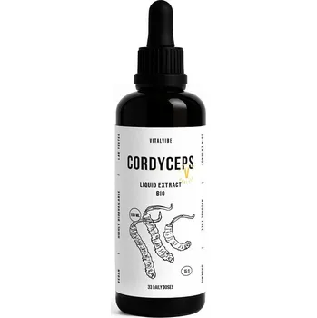 Sušená zelenina Vitalvibe Cordyceps Liquid Extract BIO 100 ml