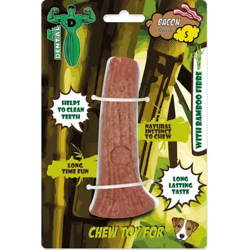 MR.DENTAL Hračka Mr. Dental žvýkací bambone parůžek slanina S