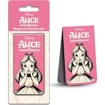 Kniha Alenka v říši divů magnetická záložka