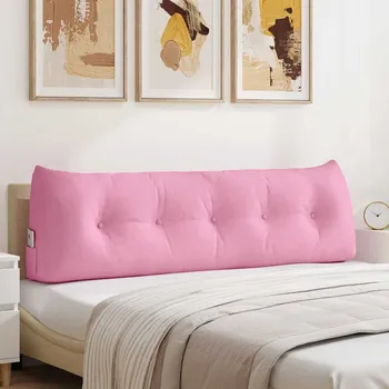 vidaXL Polštář na záda Růžová 160 x 24 x 50 cm textil [42014543]