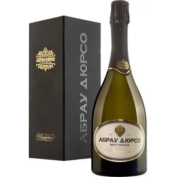 Abrau-Durso Cuvee Alexander II aged Brut white sparkling wine, IGP Kuban 12,5%, 0,75l v DÁRKOVÉM BOXU