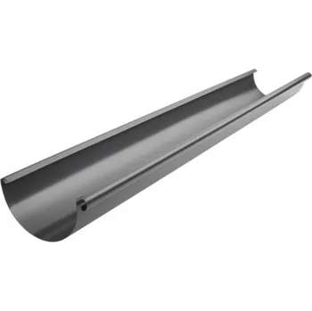 okap Žlab půlkruhový, rozvinutá šířka 333 mm, lakovaný pozink antracit – 5 m
