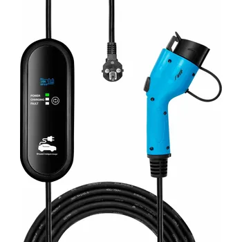 Kabel pro elektromobily AK-EC-18 Type1 LCD 1-fázový 16A 3.8kW 5m
