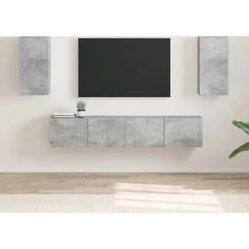 Obývací stěna vidaXL TV wall cabinet 2 pcs Beton 30 x 31 x 60 cm kompozitní dřevo [892276]
