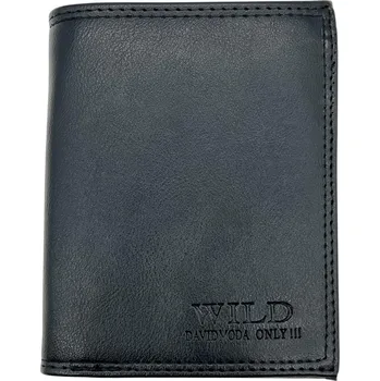 Peněženka Fashion Pánská černá peněženka Barva: Černá