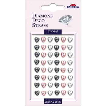 Výtvarná sada Kamínky Color hearts