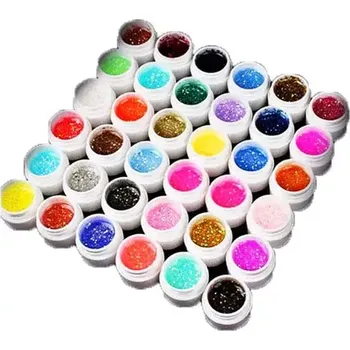Charlie UV/LED Gel color 5 glitter 36ks/5ml.