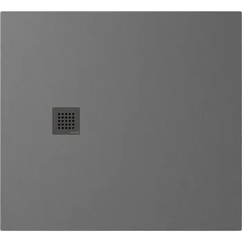 Polysan TRENECA vanička z litého mramoru s možností úpravy rozměru, 110x100cm, šedá mat