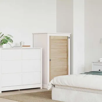 Interiérové dveře vidaXL Skříňové dveře se dveřmi Přírodní 110 x 2,1 x 59,5 cm [42019258]