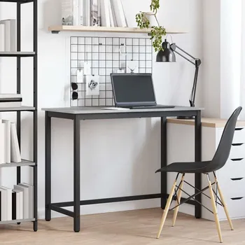 Psací stůl vidaXL stůl Šedá Sonoma 80 x 50 x 76,5 cm Inženýrské dřevo a ocel [873765]