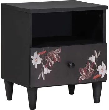 Ložnice vidaXL Noční stolek Hnědá 40 x 33 x 46 cm Masivní mangové dřevo [4018706]