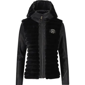 OneMore bunda 451 - ECO-PADDED SOFTSHELL HOODY JACKET-FREEZE 2025/2026 Černá L Dámské