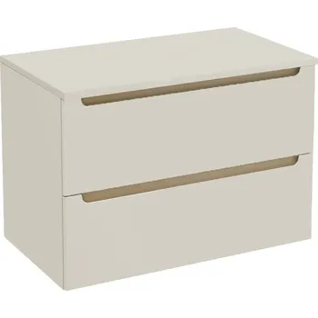 Nábytek Naturel Koupelnová skříňka s krycí deskou Stilla 80x60x45 cm kašmír mat STILLADK08057D