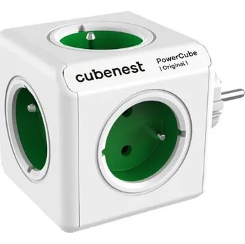 Elektrická zásuvka Cubenest PowerCube Original Barva: zelená