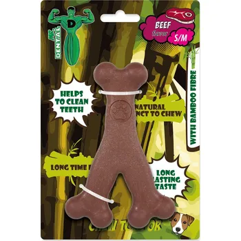 MR.DENTAL Hračka Mr. Dental žvýkací bambone ypsilon hovězí S/M