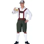 GUIRCA Oktoberfest kalhoty bavorák zelené - vel. L (52-54)