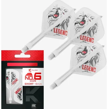 Příslušenství pro luk a kuši Letky Target Japan K-Flex The Legend Shape No.6 Short