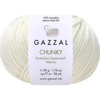 Příze Příze Gazzal Chunky 147 krémová