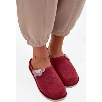 Dámská obuv Dámské pantofle s květinou Inblu CS000043 Barva: Růžová, Velikost: 39