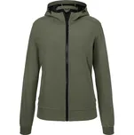 Dámská 2-vrstvá softshellová bunda s kapucí JN 1145 olive-camouflage XS