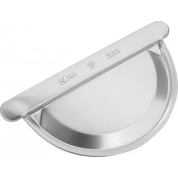 okap Čelo žlabové vysoké titan-zinek – 330 mm