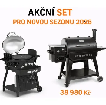 Zahradní gril Pit Boss Limitovaná akce Pro Series 850 WiFi Double Pack – dva grily za super cenu!