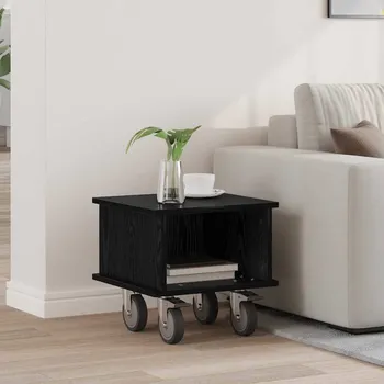 Obývací pokoj vidaXL Televizní stojan Černý dub 37 x 35 x 35 cm kompozitní dřevo [891049]