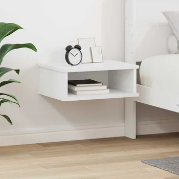 Noční stolek vidaXL Noční stolek Bílá 40 x 31 x 15 cm kompozitní dřevo [891104]