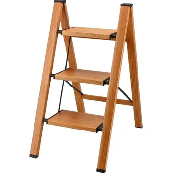 Schůdek Schůdky dekor dřeva 3-stupně bez držadla STALCO PERFECT S020140413