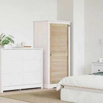 Interiérové dveře vidaXL Skříňové dveře se dveřmi Přírodní 140,5 x 2,1 x 59,5 cm [42019264]