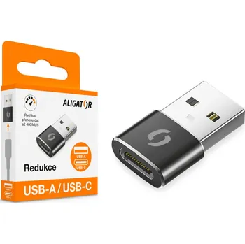 Datový kabel Adaptér ALIGATOR PREMIUM USB-A/USB-C