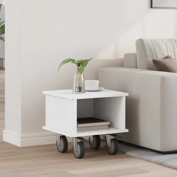 Obývací pokoj vidaXL Televizní stojan Bílá 37 x 35 x 35 cm kompozitní dřevo [891048]