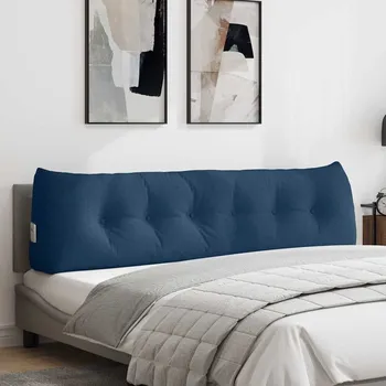 vidaXL Polštář na záda Modrá 180 x 24 x 50 cm textil [42014565]