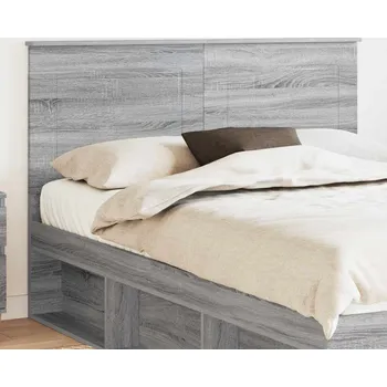 vidaXL Čelo postele s čelo Šedá Sonoma 150 cm kompozitní dřevo [887633]