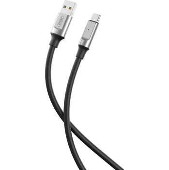 Datový kabel XO NB251 datový kabel USB / USB-C 1 m, 6A černý
