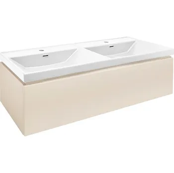 Ložnice Swiss aqua technologies Koupelnová skříňka s umyvadlem SAT Feel 120x30x44,8 cm pískově béžová mat SATFEEL120BEU4