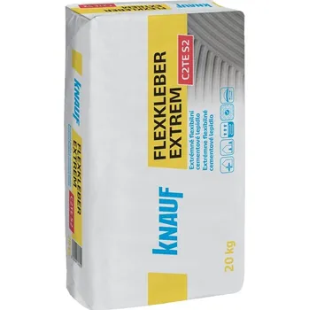 Průmyslové lepidlo KNAUF FLEXKLEBER EXTREM – Extrémně flexibilní cementové lepidlo 20kg