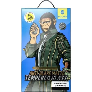 5D sklo Mr. Monkey Glass – Apple iPhone 13 Pro Max černé (silně matné)