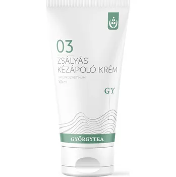 Lék na kožní problémy, vlasy a nehty Györgytea Natúrkozmetikum Šalvějový krém na ruce (100ml)