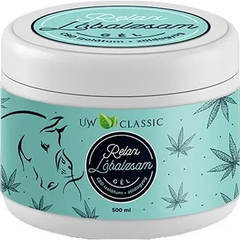 Masážní přípravek Charlotte Cosmetic UW Classic Koňský balzám s CBD a extraktem ze zeleného bahna (500ml)