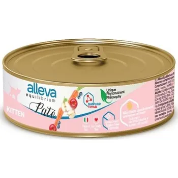 Krmivo pro kočku ALLEVA EQUILIBRIUM Cat Kitten konz. Pate Chicken 85g