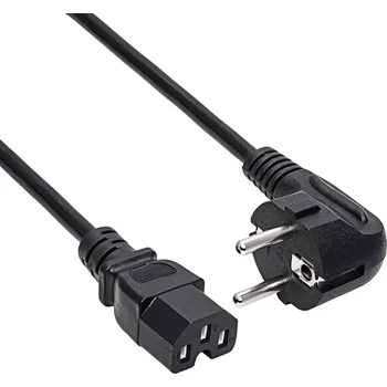 Prodlužovací kabel Napájecí kabel CEE 7/7 / C15 1.8m Akyga AK-UP-08